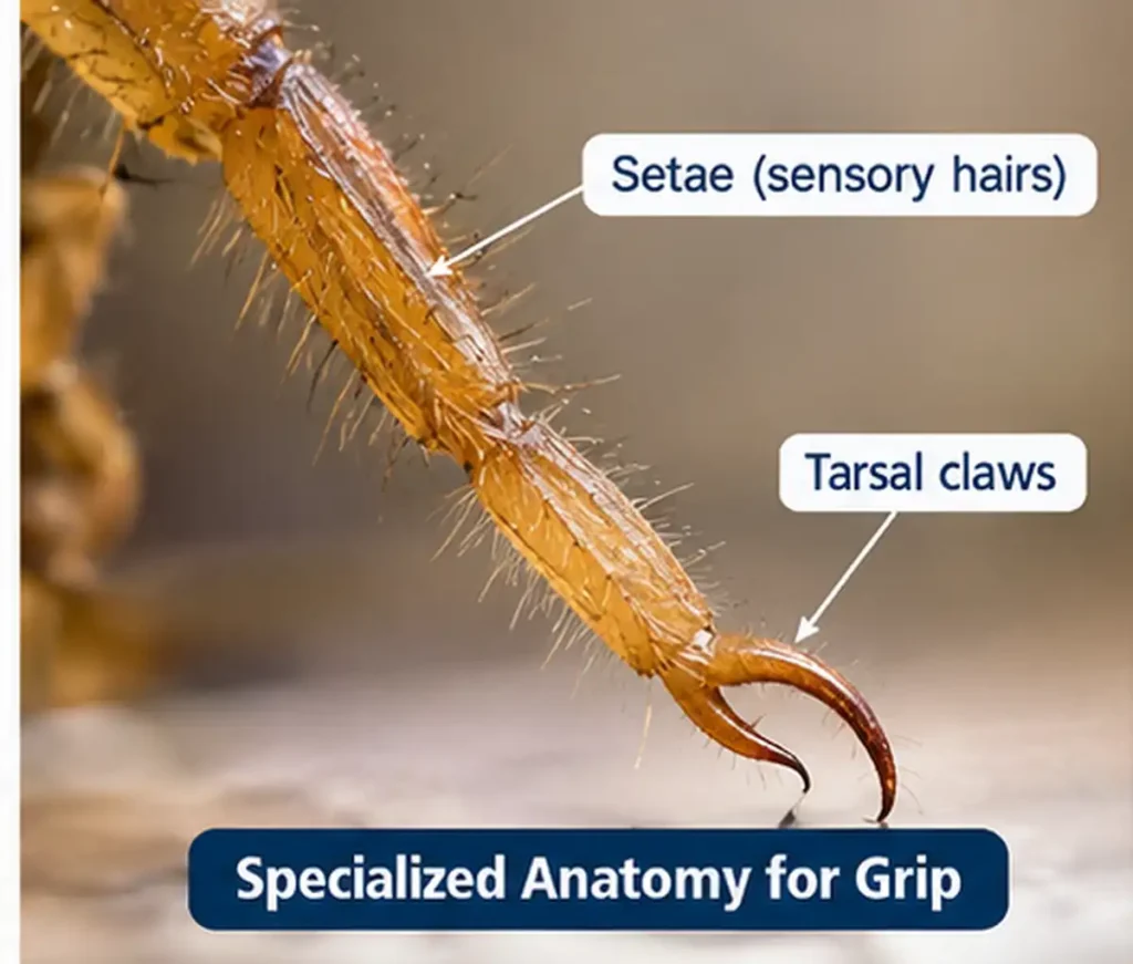 How Scorpion Anatomy Makes Wall Climbing Possible