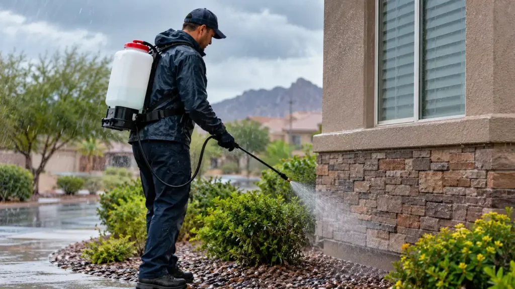 Can Pest Control Spray in Rain Protect Your Chandler Home