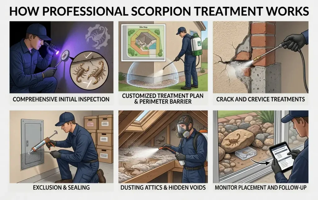 How Professional Scorpion Treatment Works