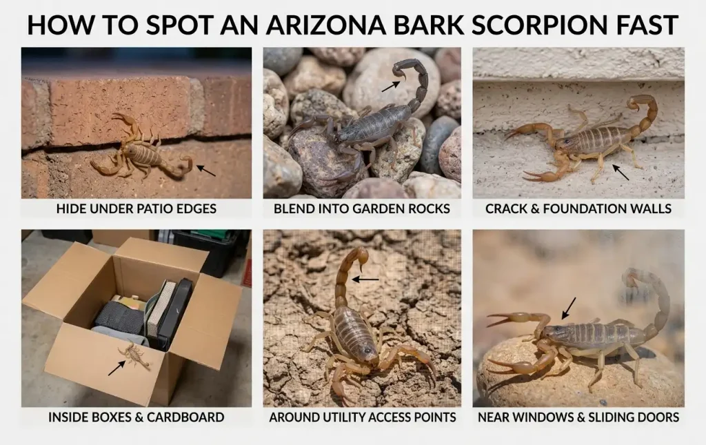 How to Spot an Arizona Bark Scorpion Fast