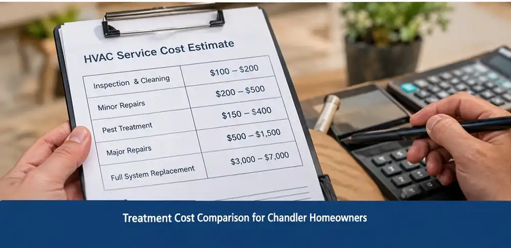 Treatment Cost Comparison for Chandler Homeowners